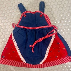 Vintage Ruth Scharf patchwork dress